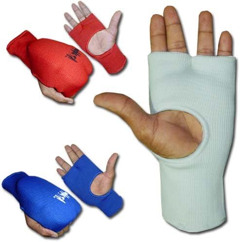 Aasta Karate , MMA Elasitcated Mitt (Medium, Red)