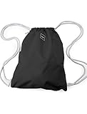 MSTRDS Unisex Basic Gym Bag Rucksack black/dark grey One einfarbiger Turnbeutel im Hipster Stil -