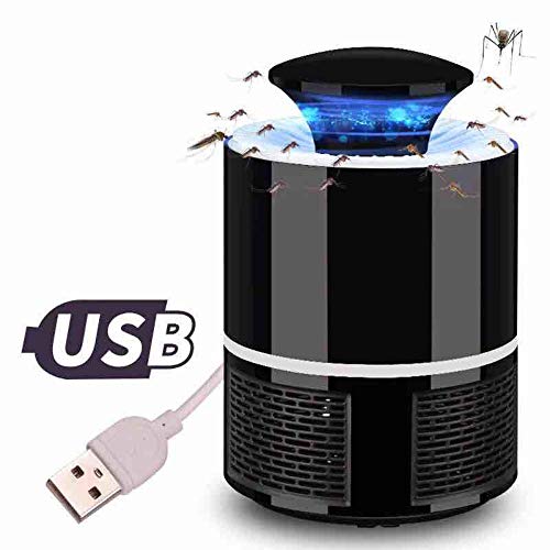 Preisvergleich Produktbild USB-Lampe für Moskito-Insektenschutz Insektenzapfen Anti-Mücken-Trampa-Schutzhülle für Asketiere für Mosquito de la lámpara, Schwarz