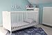 White Cot Bed 120x60cm B4Beds© with Luxury Mattress-Converts into Junior/Toddler Bed (White)