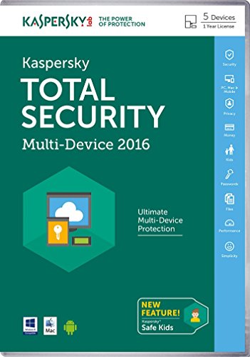 Preisvergleich Produktbild Kaspersky Total Security 2016 Multi-Device - 5 Geräte - 1 Jahr