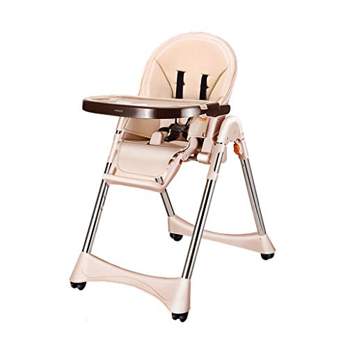 Preisvergleich Produktbild Hochstühle Kinderstuhl Kinderstuhl Multifunktions-Klappbarer IKEA-Stuhl Verstellbarer Esstisch Stuhl Gewicht 26kg (Color : Beige, Size : 112 * 84 * 60cm)