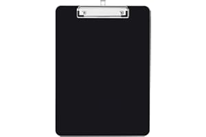 ZMREN Porte Bloc A4 Avec Pince, Porte bloc en plastique format lettre standard A4 pour infirmières étudiants, bureau (31,5 cm x 22 cm)