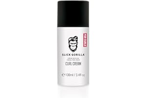 Slick Gorilla Curl Cream, crema arricciacapelli leggera per definizione, senza crespo, senza capelli ribelli, prodotti per lo styling dei capelli ondulati e ricci, 100 ml