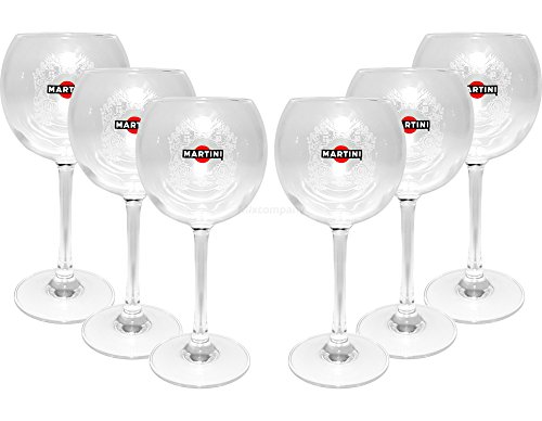 Preisvergleich Produktbild Martini Ballon Glas Gläser-Set - 6x Ballon Gläser