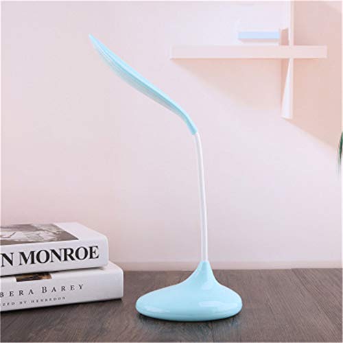 Preisvergleich Produktbild Tischlampe Wiederaufladbare Usb 360 Grad Schreibtisch Licht Flexible Wiederaufladbare Leselampen Für Studie Blau 14 * 11 * 24Cm