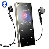 【Metallkörper mit Lanyard Loch & 1,8-Zoll-TFT-Farbbildschirm】 Dieser modisch aussehende Musikspieler ist durch eine galvanisch verzinkte Schale aus Zinklegierung geschützt, die abriebfest und langlebig ist und Ihnen ein angenehmes Handgefühl verleiht. Während Ihrer Reise können Sie den Player mit dem bereitgestellten Lanyard auch an Ihrem Körper hängen. Mit dem 1,8-Zoll-TFT-Farbbildschirm ist es klare und schöne Anzeige, geringer Stromverbrauch und mehr Energieeinsparung.