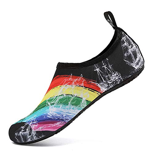 ByBetty Respirant Eau Chaussures À Séchage Rapide Plage Chaussures Snorkeling Natation Yoga Plongée Chaussettes pour Femmes et Hommes