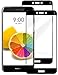Price comparison product image UniqueMe [2 PACK] Huawei P8 lite 2017 Screen Protector, Full Coverage Tempered Glass Screen Protector Film Edge to Edge Protection For Huawei P8 lite 2017-Black