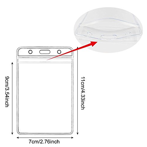 iLoveCos Funda de Tarjeta de Identificaci n Transparente Esmerilada con acollador para Negocio Exposici n y Oficina 24 Piezas vertical reviews iLoveCos Funda de Tarjeta de Identificaci n Transparente Esmerilada con acollador para Negocio Exposici n y Oficina 24 Piezas vertical