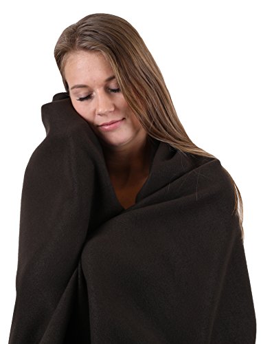 Betz Luxus Fleecedecke Kuscheldecke Farbe braun Größe 130×170 cm Qualität: 220 g/m² - 2