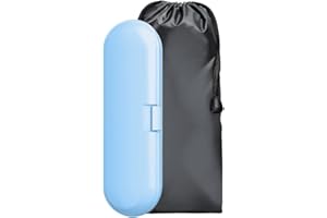 GENERIC001 Elektrische Zahnbürste Reiseetui Kompatibel mit Zahnbürsten Philips Sonicare, Reise Etui Hülle Box mit Weiche Samtbeutel für Zahnbürsten Philips Sonicare Premium (Blau)