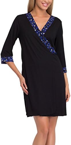 Ava 1338/P Dressing Gown,Size 14,Black