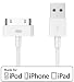 Produktbild [ Apple MFi Certified ] ACEPower 10ft 3M [ EXTRA LONG ] 30 pin to USB Sync and Charging Cable for Apple iPhone 4, iPhone 4s / iPhone 3G / 3GS / iPad 2, iPad 3 / iPod 1, 2, 3, 4, 5, 6 (White) …