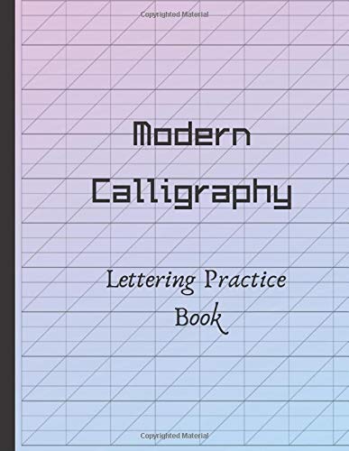Script Lettering In Graphing Paper Buy Modern Calligraphy Lettering Practice Book: Graph Paper Useful for ...
