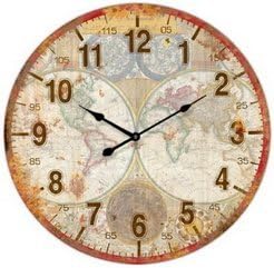 Extra Large Retro Shabby Chic Wall Clock - 58cm (22"+) Diameter - 8110