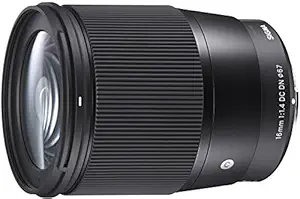 Sigma 16mm f/1.4 DC DN Contemporary Lens for Sony E Mount Mirrorless Cameras(APS-C Format)