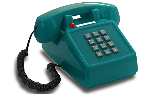 OPIS PushMeFon cable: teléfono clásico de teclado de los años 1970 