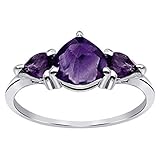 Geburtsstein-Aufprall - Violetter Amethyst Ring für Frauen wird auch als Geburtsstein für Februar bezeichnet. Amethyst-Geburtsstein-Ringe sind umgeben von den heilenden und energetischen Kräften des Amethyst-Steins, die für die Menschen sehr vorteilhaft sind, da es Ihnen hilft, Ihren Körper und Geist wiederherzustellen.