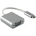 Produktbild Ligawo 6518949 USB 3.1 Typ C Stecker zu VGA Buchse Adapter | Win 10 / Mac OS ab 10.2 / Linux / Google Chrome OS |  - silber