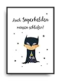 Kunstdruck SUPERHELD Fine Art Poster Print Plakat moderne...