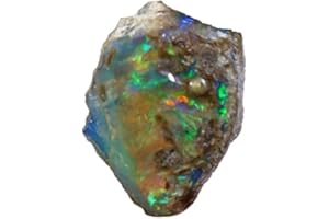 GENERIC Thomassilk Qualitygems Opal lot Black Opal Natural Ethiopian raw Opal Rough Rough Gemstone Birthstone Opal Rainbow fire Opal lot 10.30 Cts. Natural Multi Fire Ethiopian Opal Rough Gemstones KP12, S