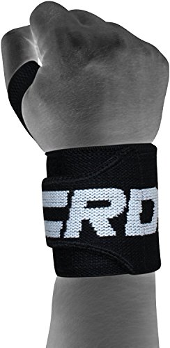 RDX Gym Gewichtheben Zughilfen Handgelenkstütze Handgelenkbandage Latzughilfe - 6