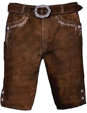 Lederhose kurz Auerbach braun Lekra