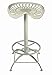 Produktbild Barhocker Hocker Schmiedeeisen Antik mit Treckersitz ergonomisch geformt antik weiss