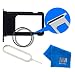 Produktbild MMOBIEL SIM Karte Schlitten Tray Ersatzteil kompatibel mit iPhone 7 Plus - 5.5inch (Schwarz) incl. SIM Pin