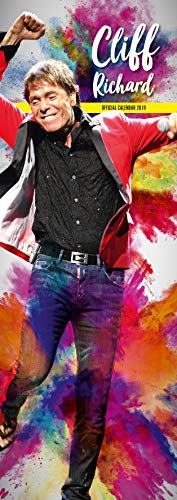 Cliff Richard Slim Official 2019 Calendar - Slim Wall Calendar Format