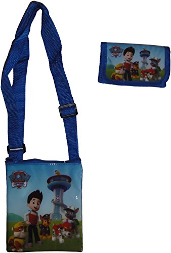 Preisvergleich Produktbild Paw Patrol Schultertasche Umhängetasche mit passendem Geldbeutel