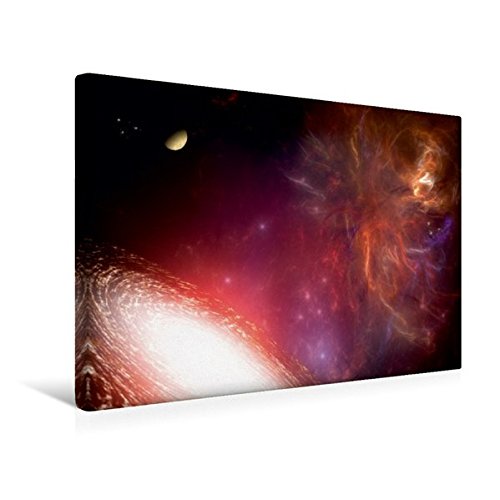 Premium Textil-Leinwand 45 cm x 30 cm quer, Am Rand der Galaxie | Wandbild, Bild auf Keilrahmen, Fertigbild auf echter Leinwand, Leinwanddruck (CALVENDO Natur)