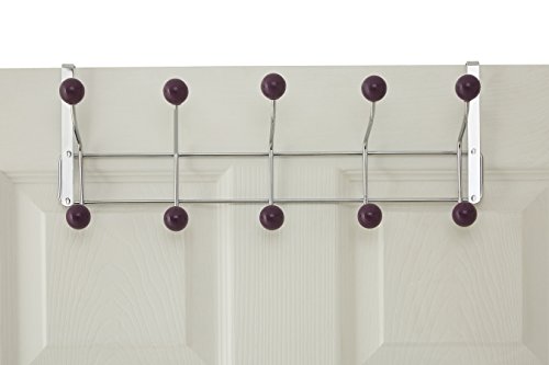 Premier Housewares Türgarderobe, 10 Haken violett - 2