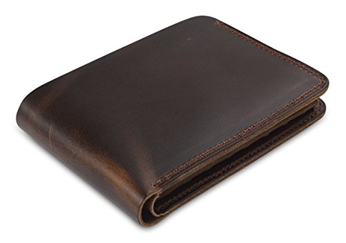 Preisvergleich Produktbild Secret Felicity 100% Echtleder Ledergeldbörse,vollständig Handarbeit,Rindsleder Portemonnaie, Geldbörse Herren (SF1001)