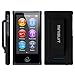 Price comparison product image MiniSuit JAZZ Slim Shell Case with Belt Clip + Screen Guard for iPod Nano 7 (Rubberized Black)