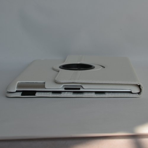 inShang Hülle für Apple iPad 2 iPad 3 iPad 4, Edles PU Leder Tasche Hülle Skins Etui Schutzhülle Ständer Smart Case Cover für Tablet iPad, Super Automatische Einschlaf-/Aufwach funktion, 360 Grad rotierende Schutzhülle mit Standfunktion + inShang Logo hochwertigen Stylus Eingabestift Stift - 5