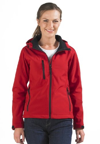 L849 Damen SOL?S Softshell Jacke mit Kapuze Replay (bis Gre XXL) L,Pepper Red