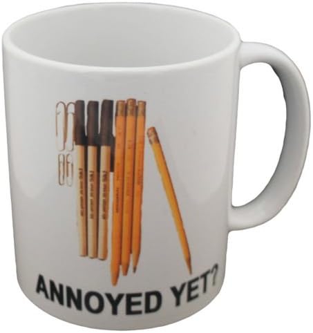 Annoyed Yet OCD Print Joke Funny Gift Tea Coffee Mug