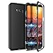 Produktbild CE-Link Kompatibel mit Samsung Galaxy S8 Plus Hülle Glas mit Magnetisch Panzerglas Durchsichtig Handyhülle Transparent Ultra Slim Dünn 360 Grad Schutzhülle Bumper Schutz - Schwarz