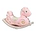 Produktbild Schaukelpferd HUYP Kinder Spielzeug Trojaner Shake Horse Mit Kunststoff Großen Dicken Baby EIN Jahr Alt Geburtstagsgeschenk (Farbe : Pink)