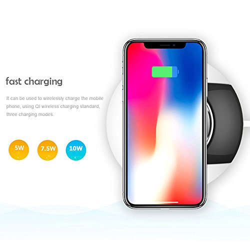 Preisvergleich Produktbild LED-Schreibtischlampe Mit Wireless-Lade-Nachtlicht Multi-Funktions-Wireless-Ladegerät Telefonständer Fast Wireless-Handy-Ladegerät