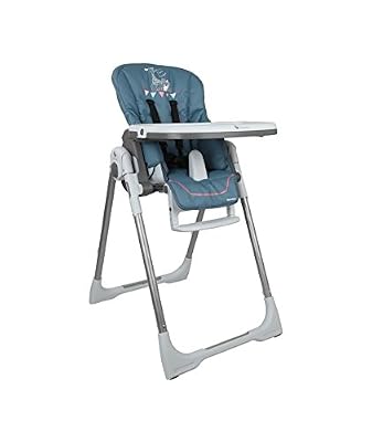 RENOLUX - Chaise haute pliable Vision Sophie La Girafe Paris Gris ardoise