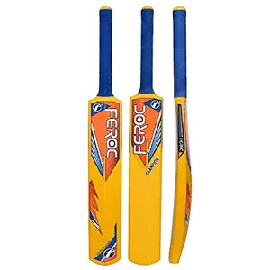 FEROC Plastic Cricket Bat + Wind Ball for All Age Groups