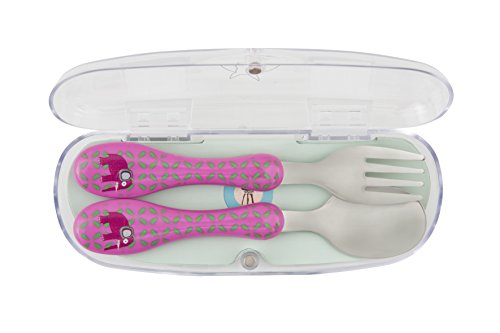 Lässig 1210005717 kinder Besteck aus Edelstahl, Wildlife Löwe, 2 teilig - 2