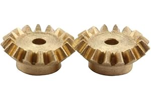SOL-EXPERT GROUP Kegelzahnrad-Satz, 2 Stück, Modul 0.3, 16 Zähne