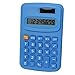 Produktbild sourcingmap® LCD Display Kleine Taschen Elektronische Taschenrechner Hellblau Druckzähler