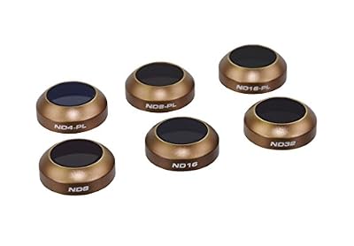 Polar Pro 'de polarpro Mavica CS 6PK "DJI Mavic Cinema Series Lot de 6 laiton