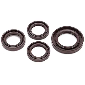 Engine Oil Seal Set, Rubber Oil Seal Anti-Corrosion Reliable for ATV Scooter Moped Go Kart