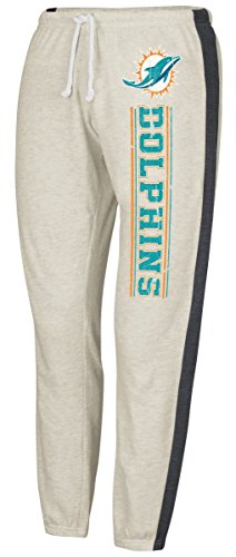 Miami Dolphins Women's Majestic NFL 'Strong Play' Heathered Sweatpants